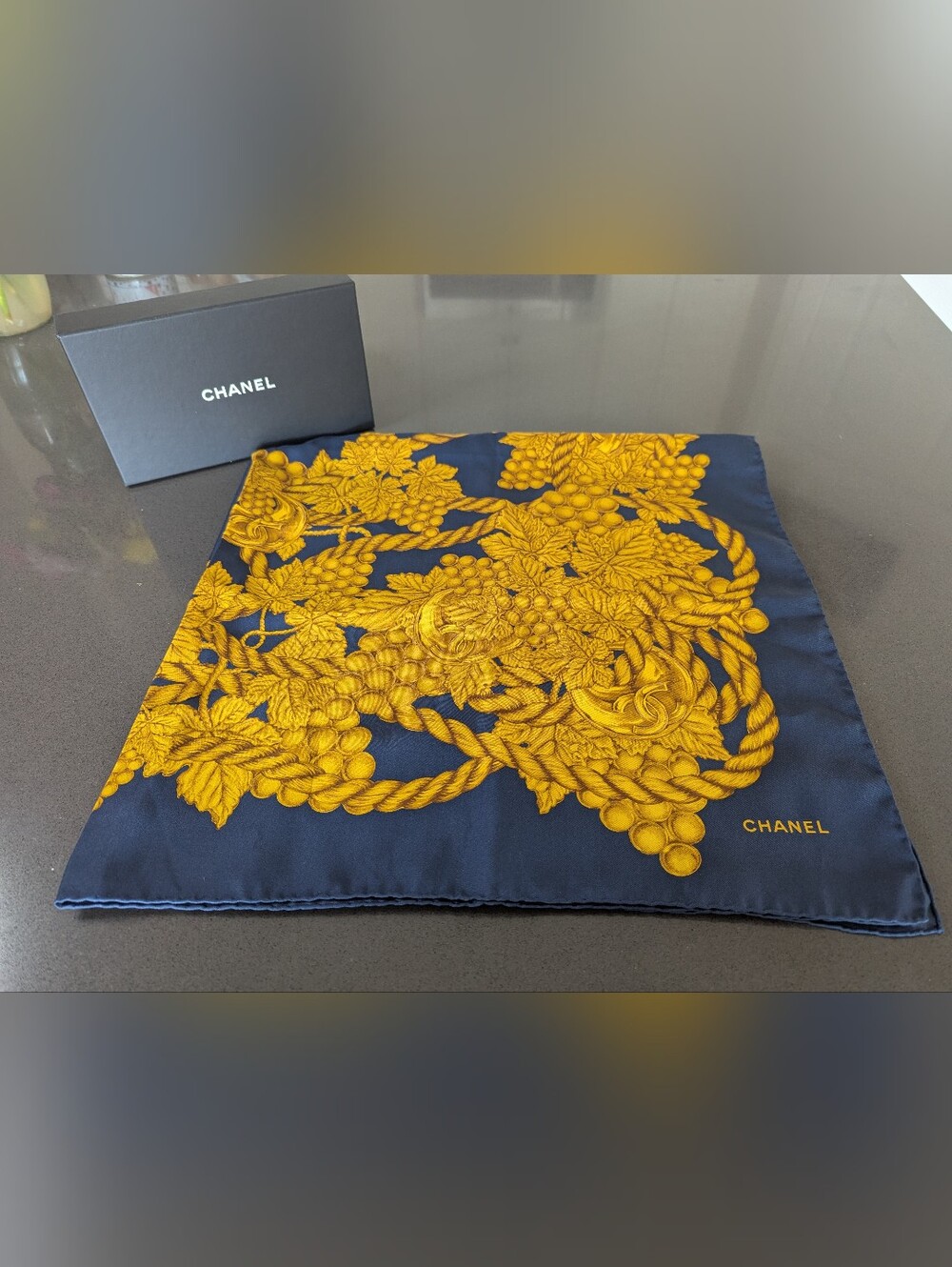 Chanel Silk Scarf Vintage - Picture 3 of 12